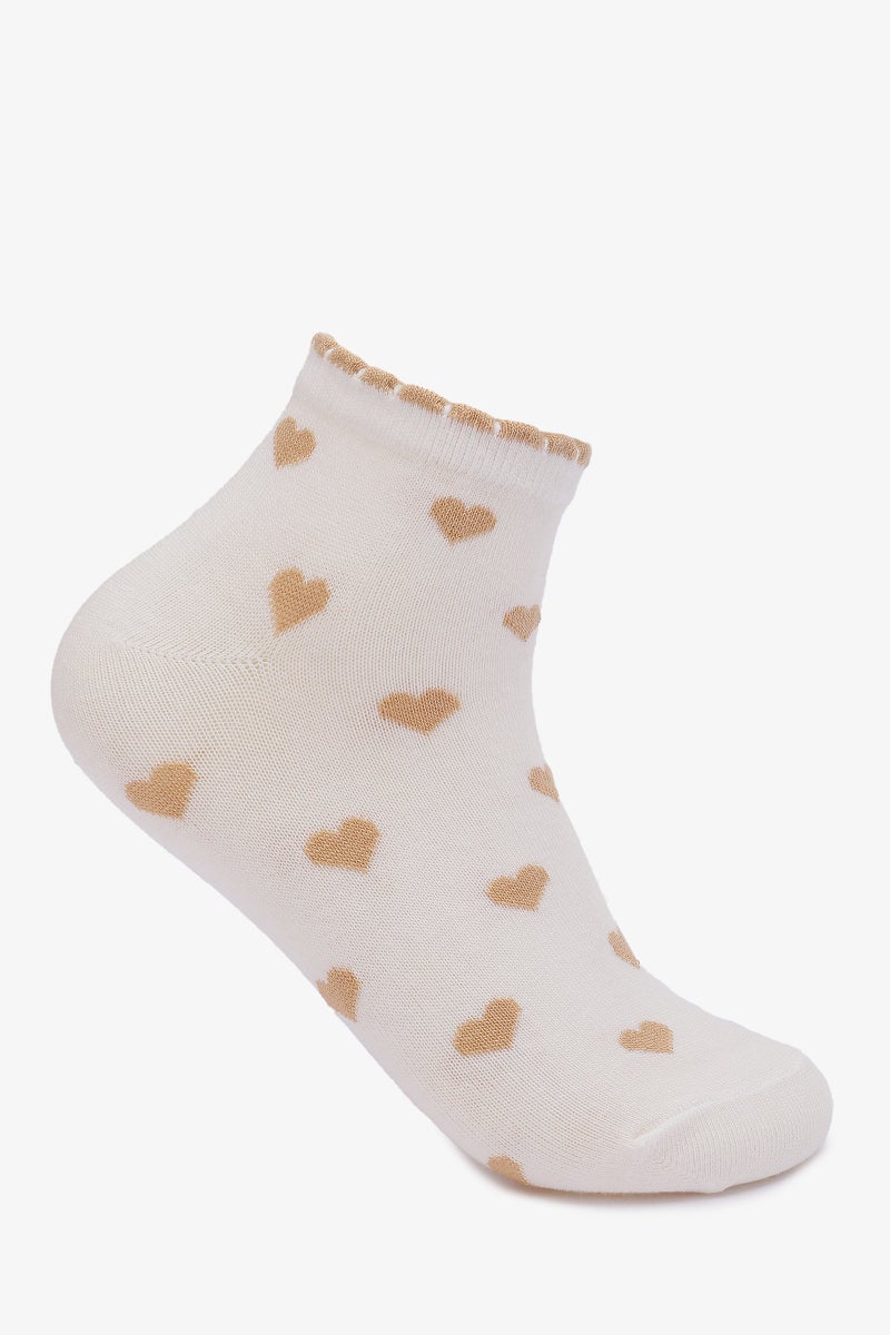 Carina Printed Ankle Socks - 2 Pairs - Image 2